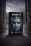 The Descent: The Fall of the Mask — Book front cover, Sovereign Origin Trilogy Book One.